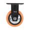 Vestil Polyurethane Rigid Caster 5 In. Diameter x 2 In. Width 639 Lb. Capacity Orange/Silver CST-E6-5X2PUP-R - alternate 2